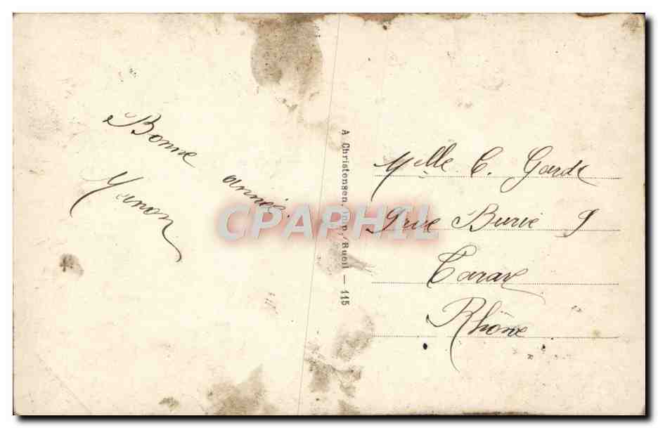 CPA Fantaisie Enfant Biche  — Verso