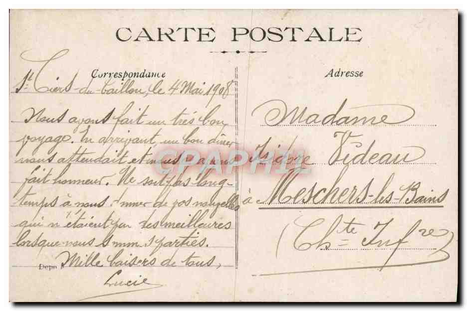 CPA Fantaisie Enfant Poupee — Verso