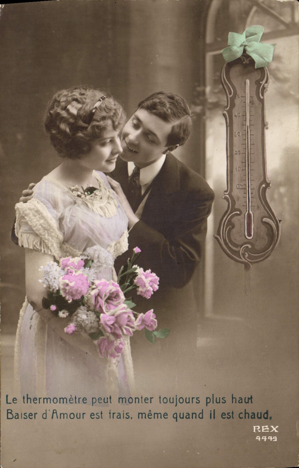 Baiser d'Amour — Le thermomètre peut monter toujours plus haut, baiser d'amour est frais, même quand il est chaud — REX 4499