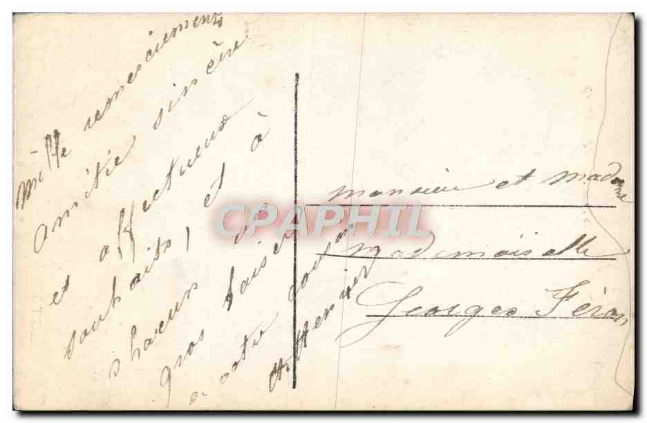 Bonne Année — houx et étrier — Volande, n° 12 E.G.T.5 — Achterkant