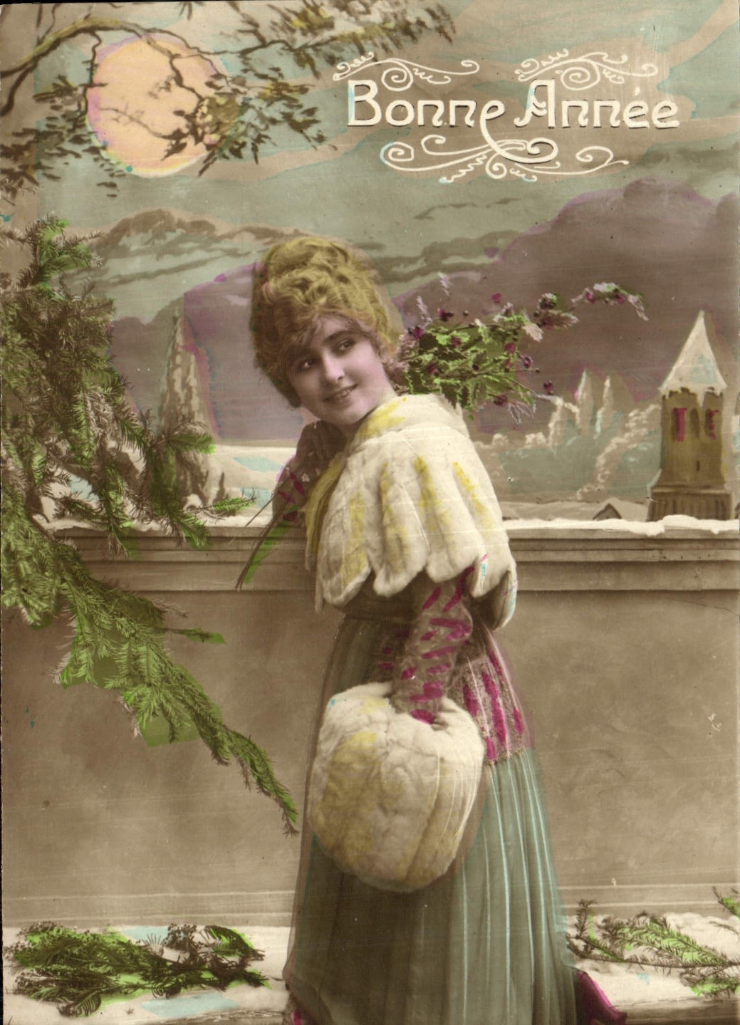 CPA Fantaisie Femme