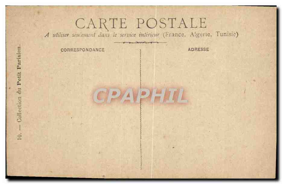 CPA Fantaisie Femme L'eventail Louis XV — Rückseite