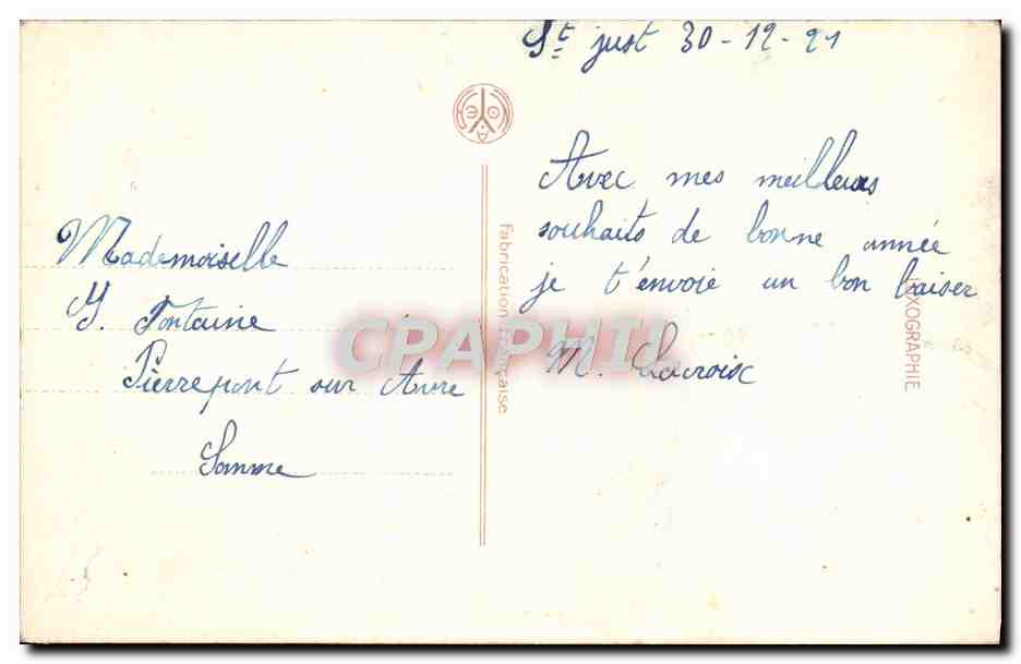 CPA Fantaisie Enfants — Rückseite