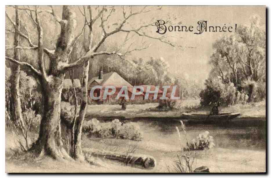 CPA Fantaisie Bonne annee