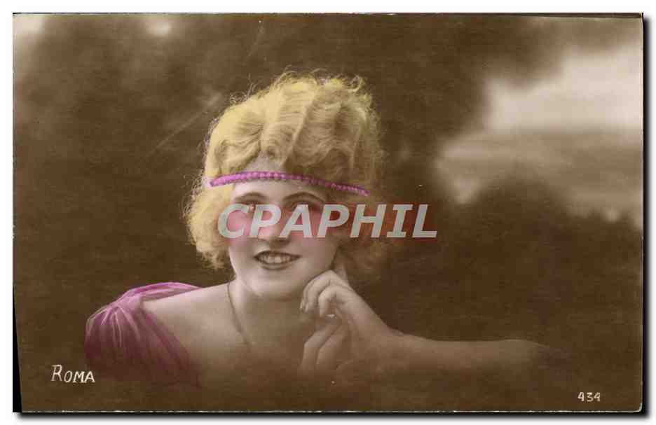 Femme souriante — Roma — éditeur Roma, n° 434