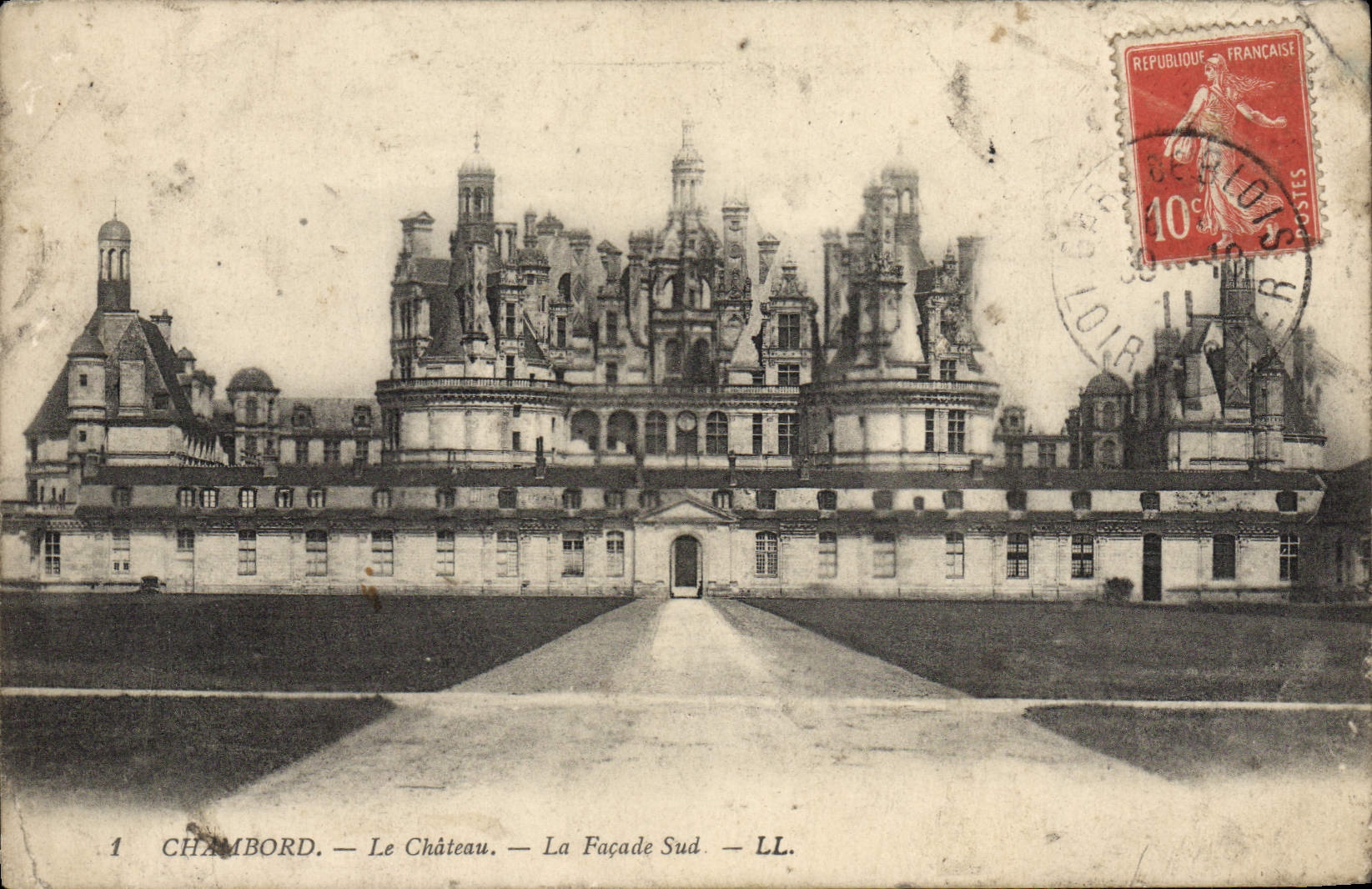 CPA Chambord Le Chateau La Facade Sud