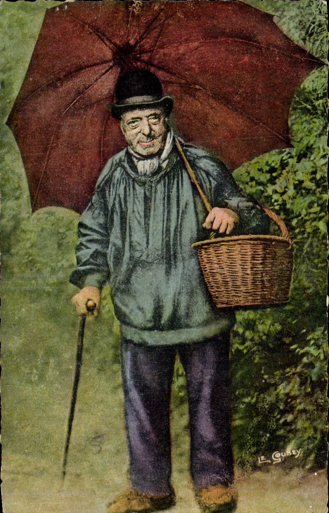 CPA La Normandie Pittoresque M'Prechez Pos des Parapluies d'achiteu