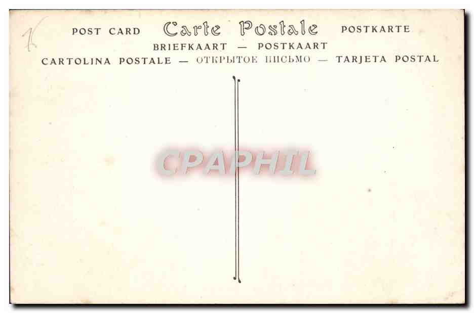 CPA Le Treport La Place  — Rückseite
