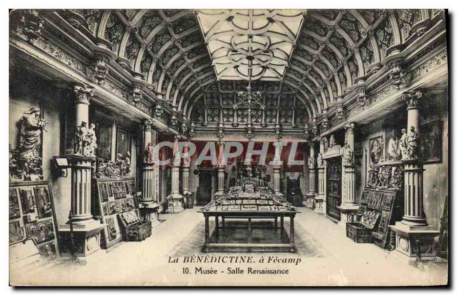 CPA La Benedictine a Fecamp Musee Salle Renaissance 