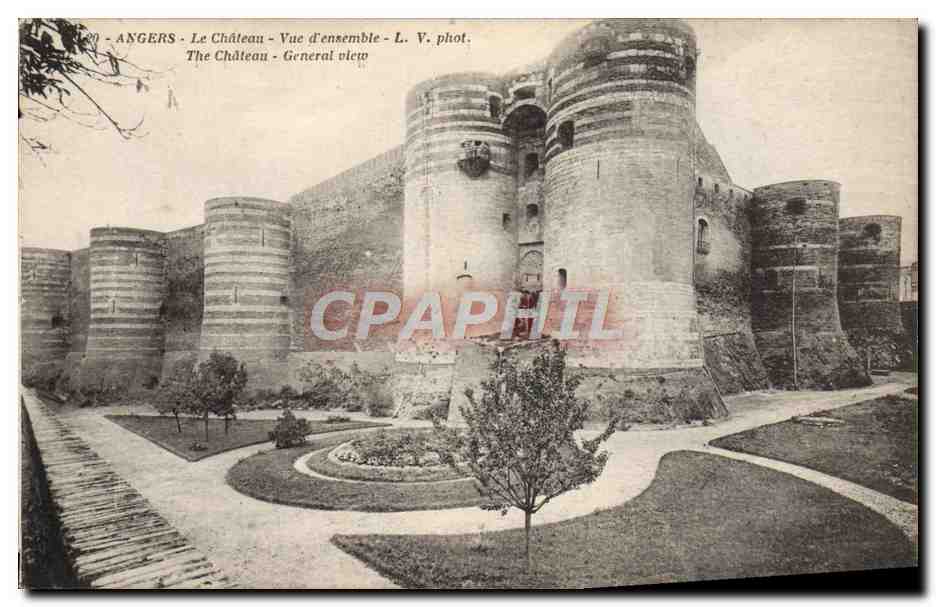CPA Angers Le Chateau Vue D'ensemble