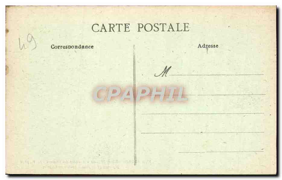 CPA Angers Musee St Jean Arcades des cloitres — Rückseite