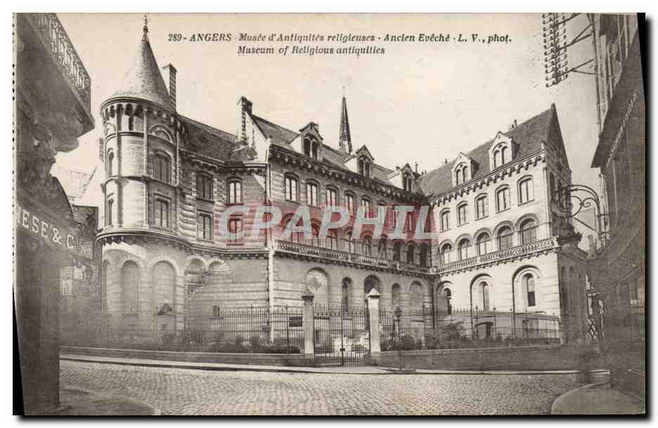 CPA Angers Musee d'Antiquites religieuses Ancien eveche 