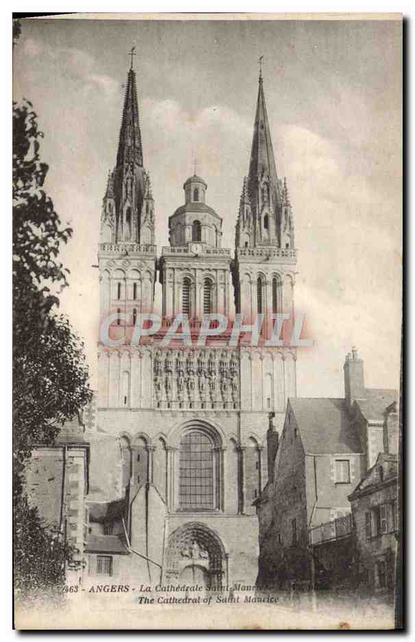 CPA Angers La Cathedrale Saint Maurice