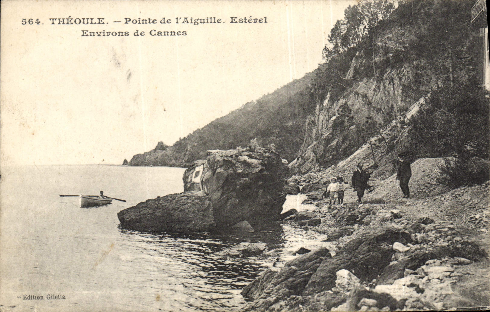 CPA Theoule Pointe de L'Aiguille Esterel Environs de Cannes