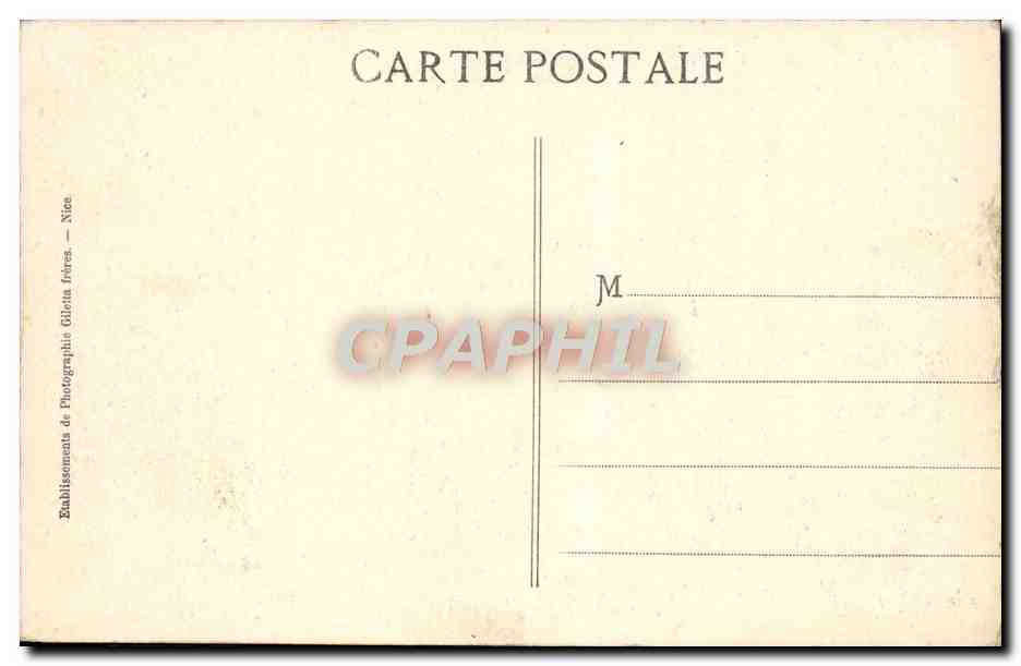 CPA Theoule Pointe de L'Aiguille Esterel Environs de Cannes — Rückseite