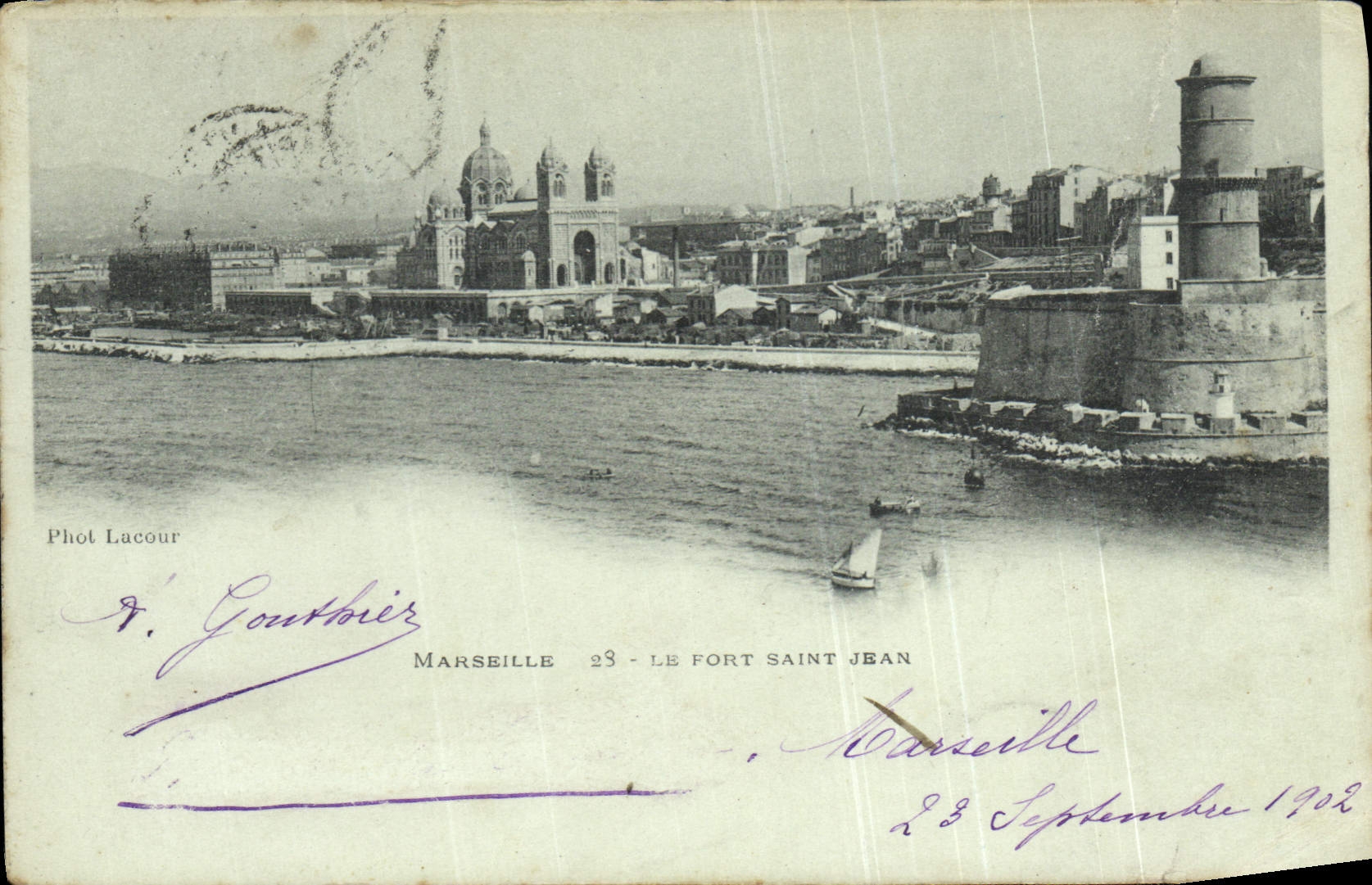CPA Marseille Le fort St Jean 