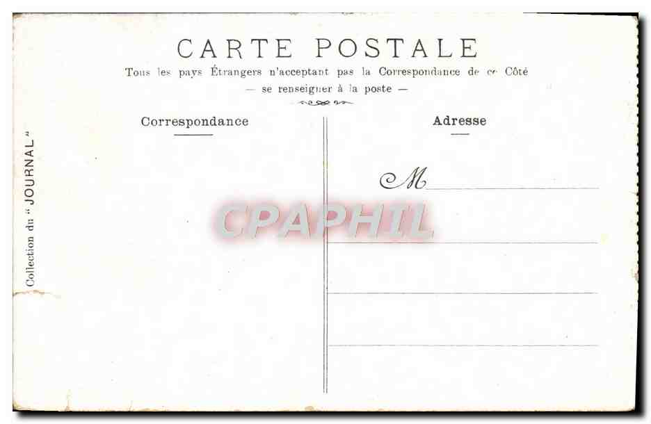 Versailles — Trianon — La Maison du Seigneur — Éditeur non visible — Verso