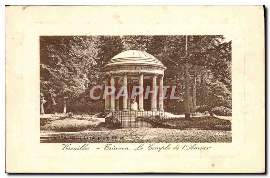 CPA Versailles Trianon Temple de l'amour