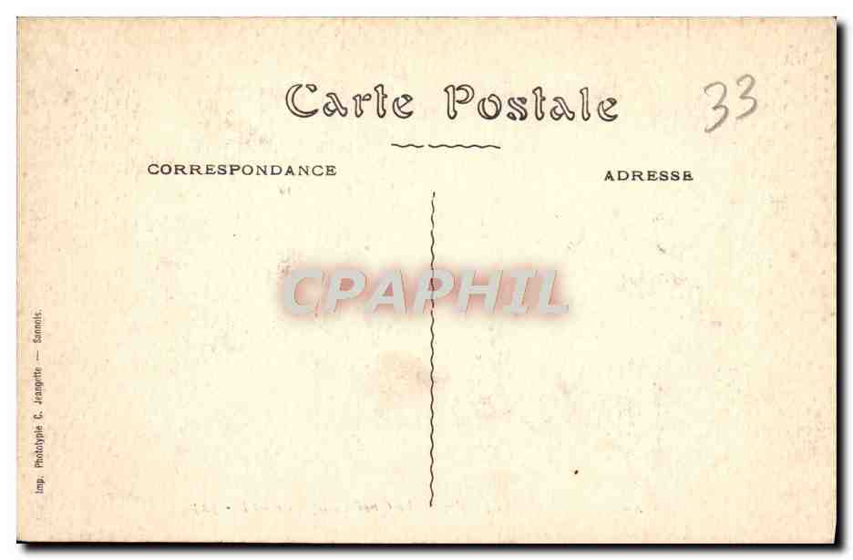 CPA Bordeaux Le Pont Le Quai Bourgogne — Verso