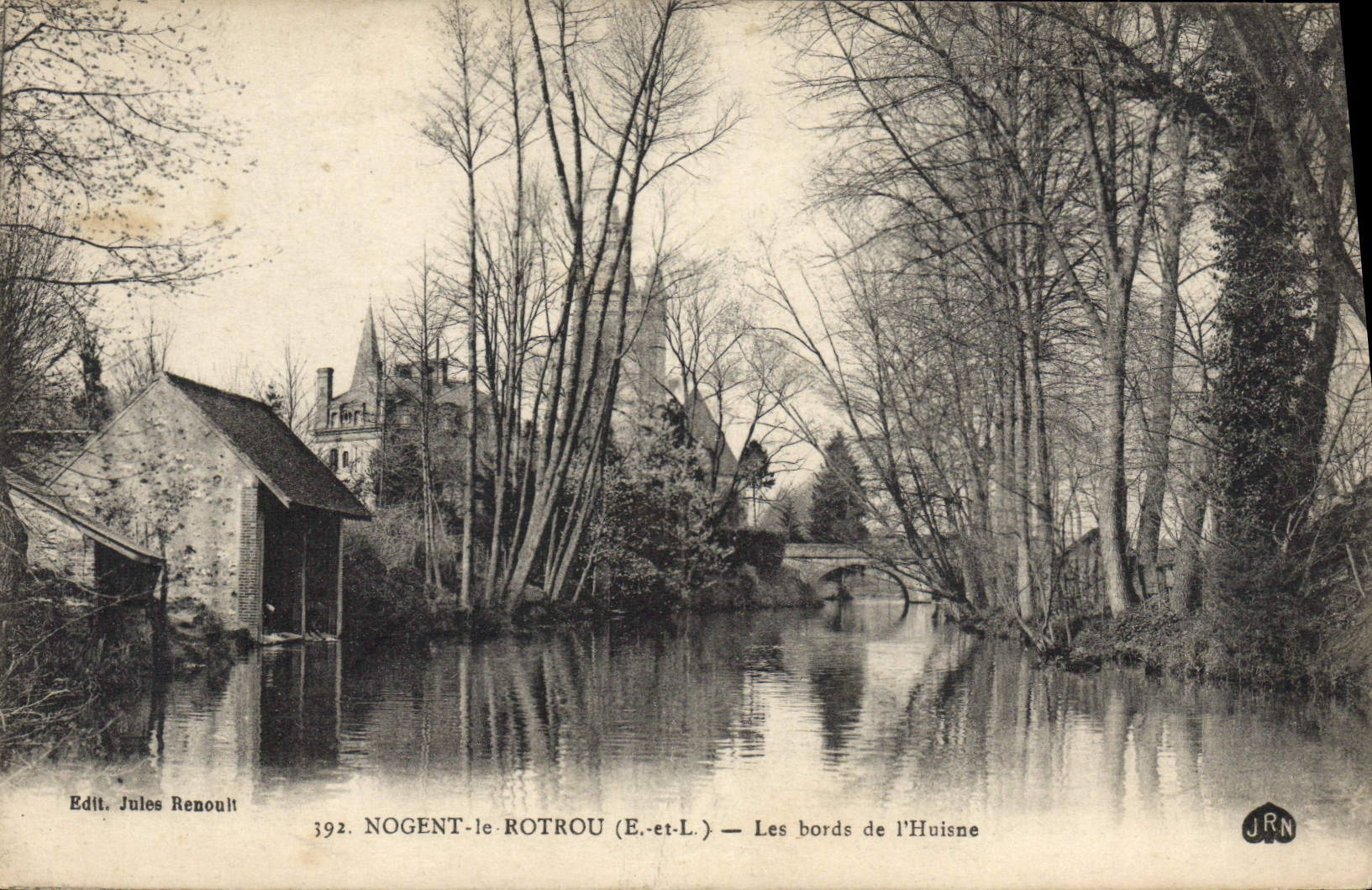Antike Ansichtskarte Nogent le Rotrou Les Bords de l'Huisne