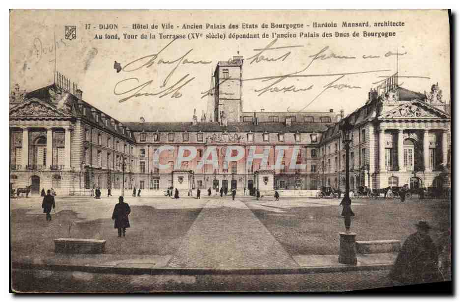 CPA Dijon Hotel de Vile Ancien Palais des Etats