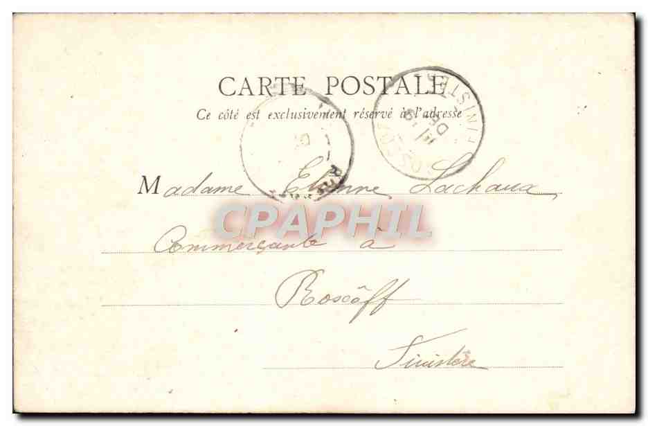 CPA Place Darcy Porte Guillaume Dijon  — Rückseite