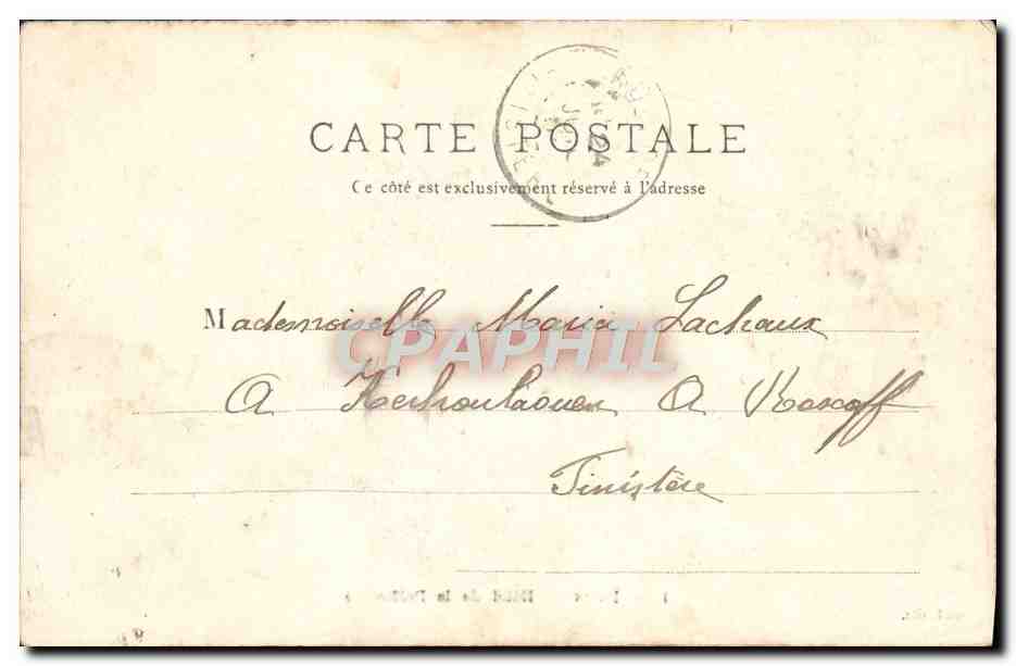 CPA Dijon Hotel de la Prefecture — Rückseite