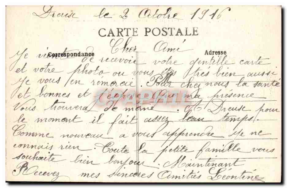 Dreux (Eure-et-Loir) — Vue générale (1ère série) — E.P. — Achterkant