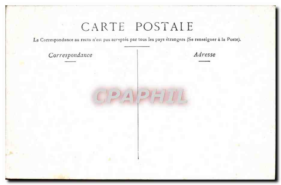 CPA Vichy Hall Promenoir Du Casino — Verso