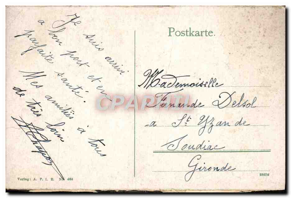 CPA Essen  — Rückseite