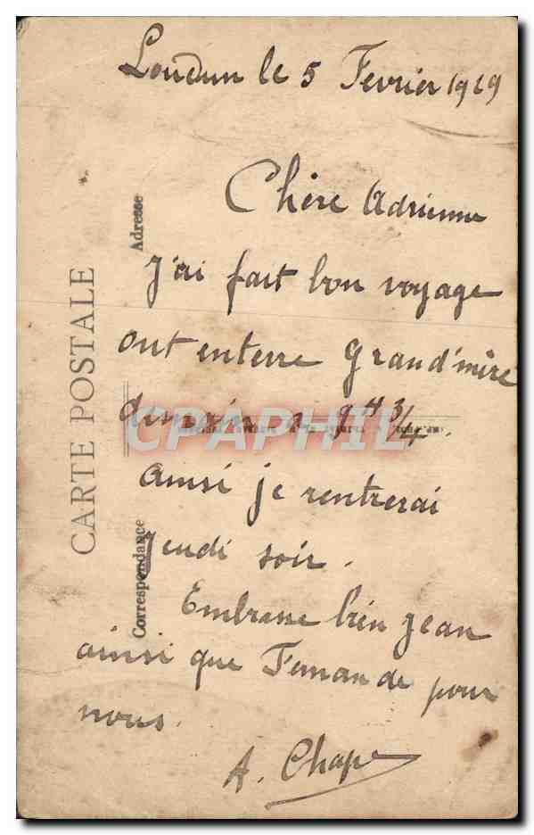 CPA Loudun Le Donjon Monument Historique — Back