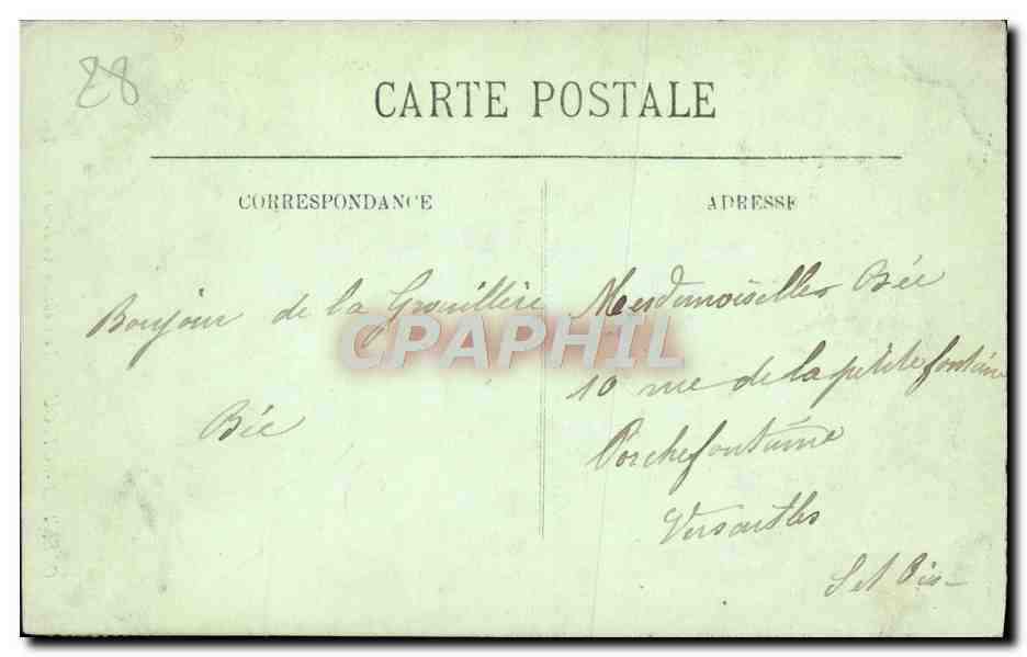 Rotrou — Le Château vu de la rue St-Laurant — LL — Rückseite