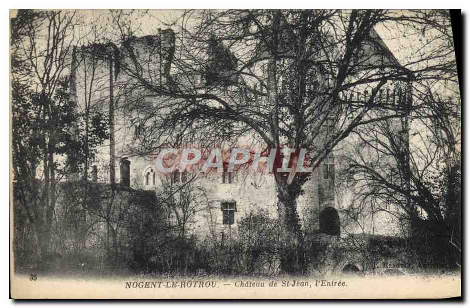 CPA Nogent Le Rotrou Chateau de St Jean L'Entree
