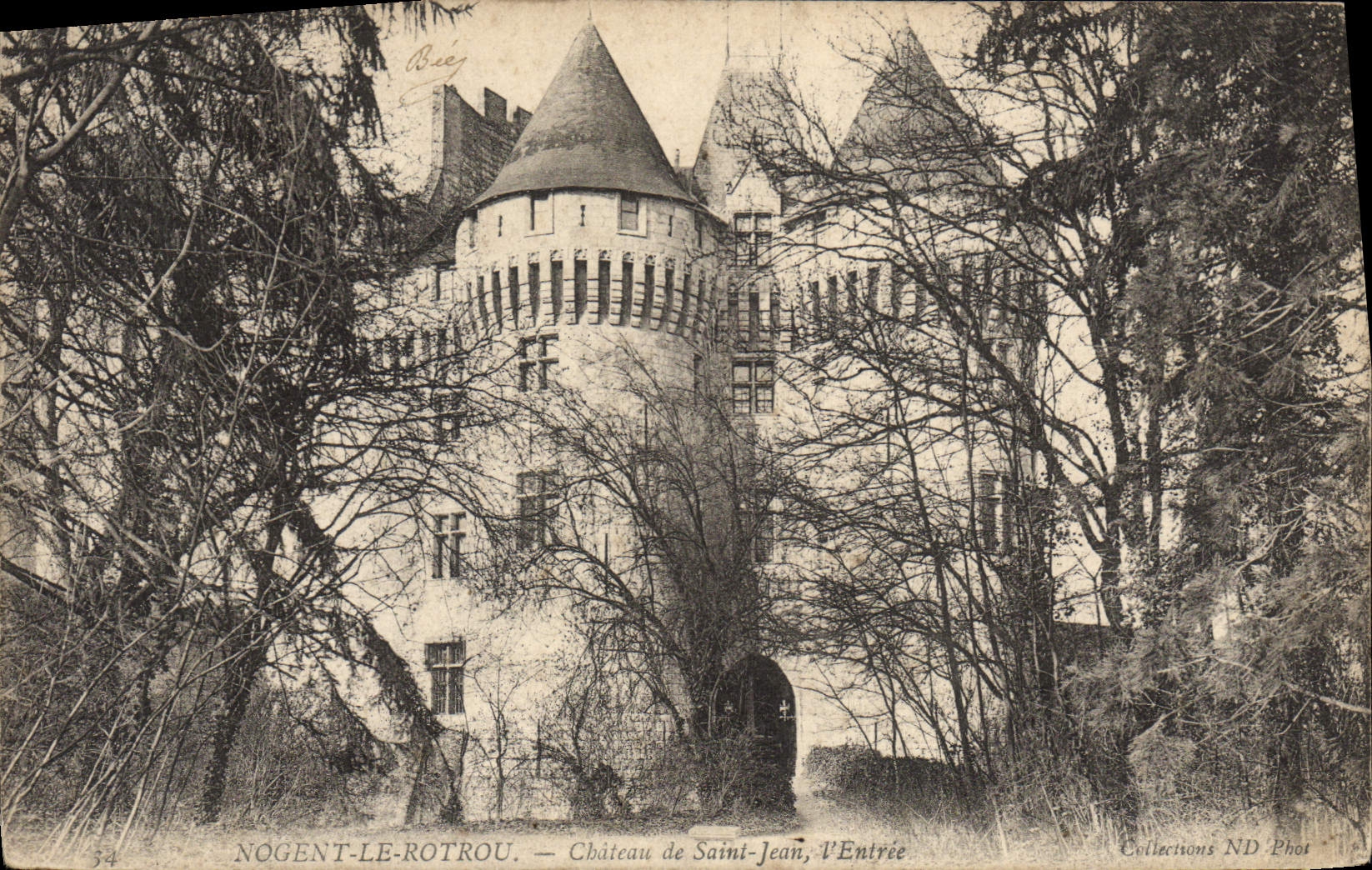 Nogent-le-Rotrou — Château de Saint-Jean, l'Entrée — Collections ND Phot