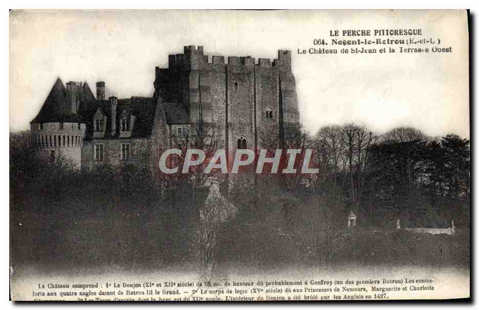 Le Château de Saint-Jean à Nogent-le-Rotrou — Le Perche Pittoresque, n° 064 — Éditeur Chaudfroy, Nogent-le-Rotrou