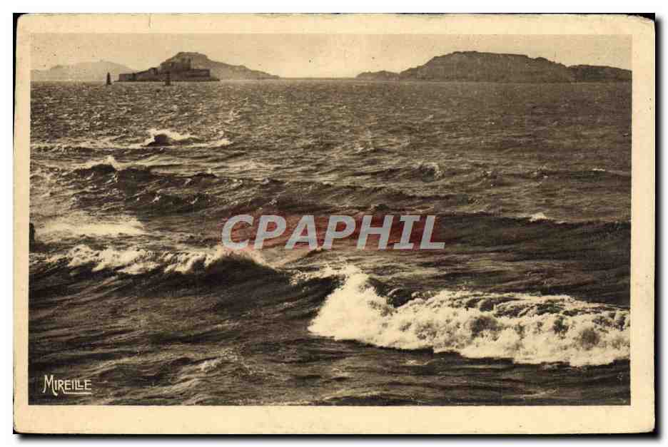 CPA Marseille Le Chateau d'If et les Iles
