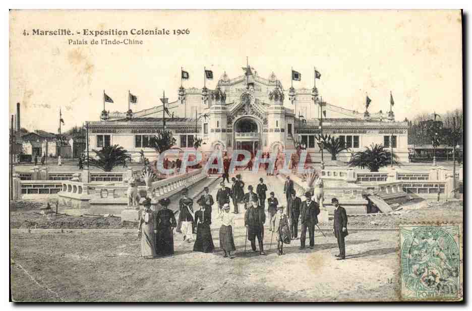 Marseille - Exposition Coloniale 1906 - Palais de l'Indo-Chine