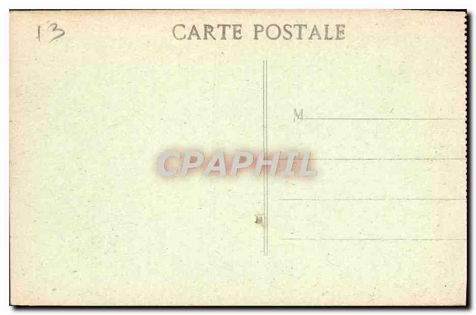 CPA Marseille Rue de la Republique Tramway — Verso