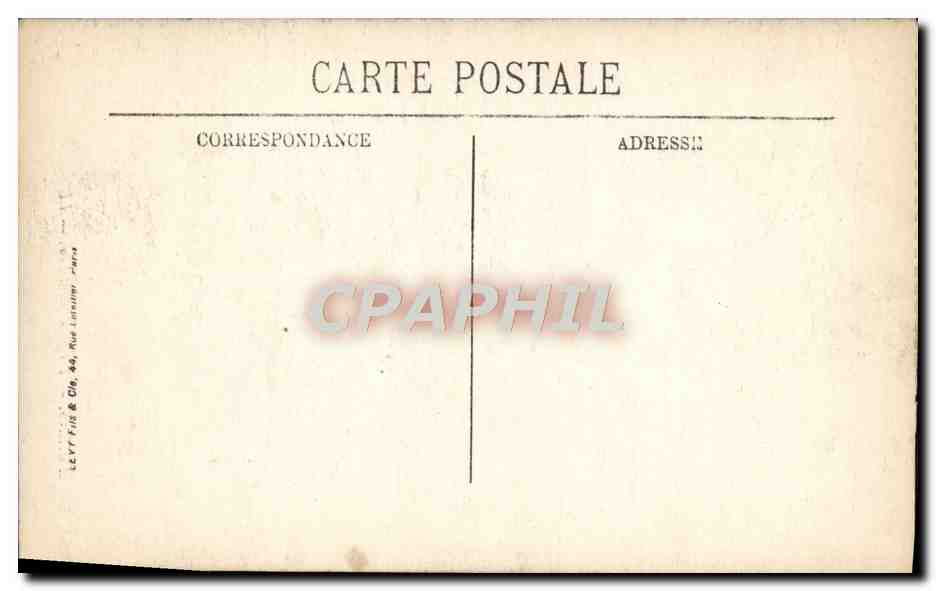 CPA Amiens L'Eglise Saint Leu Tramway — Rückseite