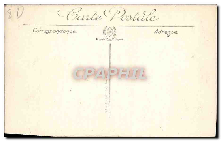 CPA Amiens Les Hortillonnages L'ile Robinson — Back