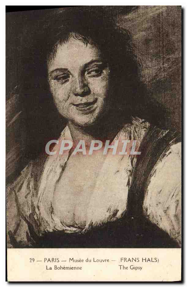 CPA Paris Musee du Louvre La Bohemienne Frans Hals