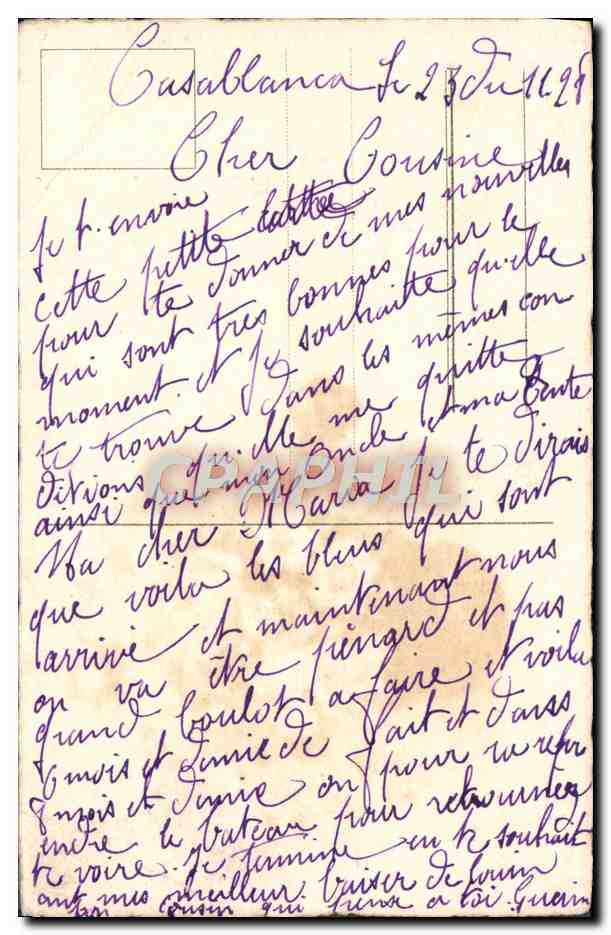 CPA Fantaisie Fleurs  — Verso