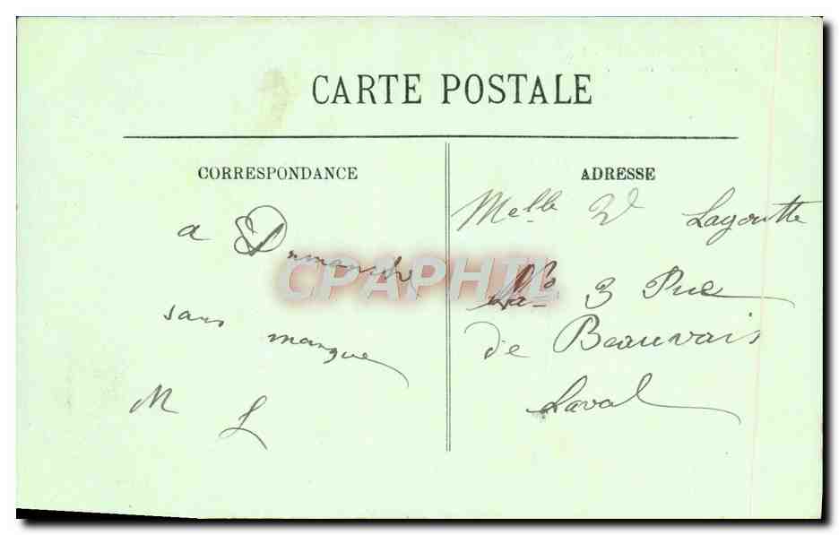CPA La Vie De Bernadette Le miracle de la source  — Verso