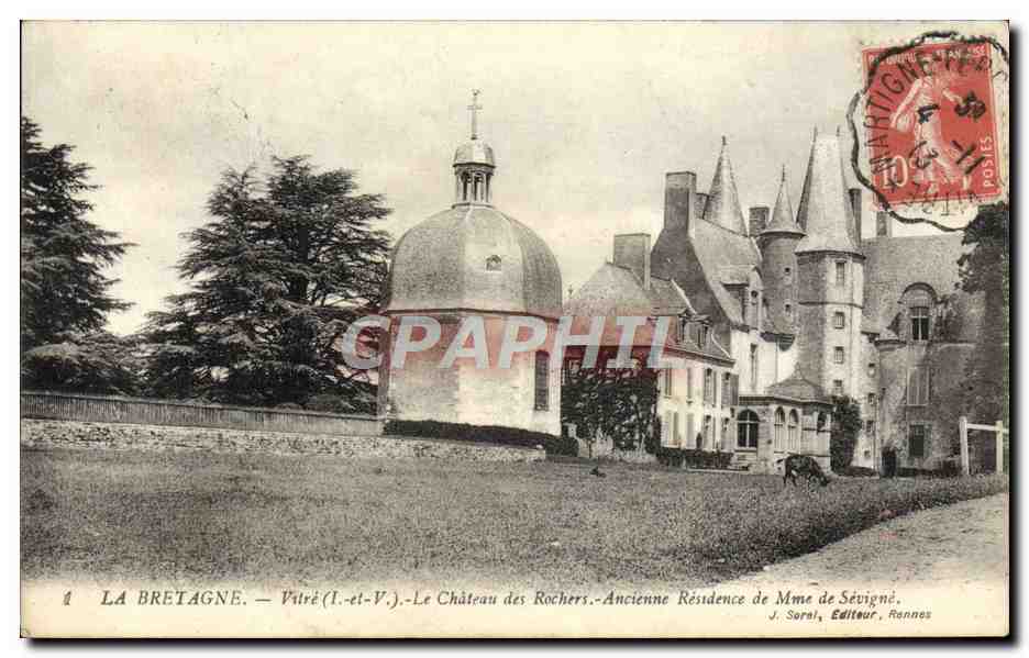 Vitré (Il-et-V.).-Le Château des Rochers.-Ancienne Résidence de Mme de Sévigné. - J. Sorel, Éditeur, Rennes