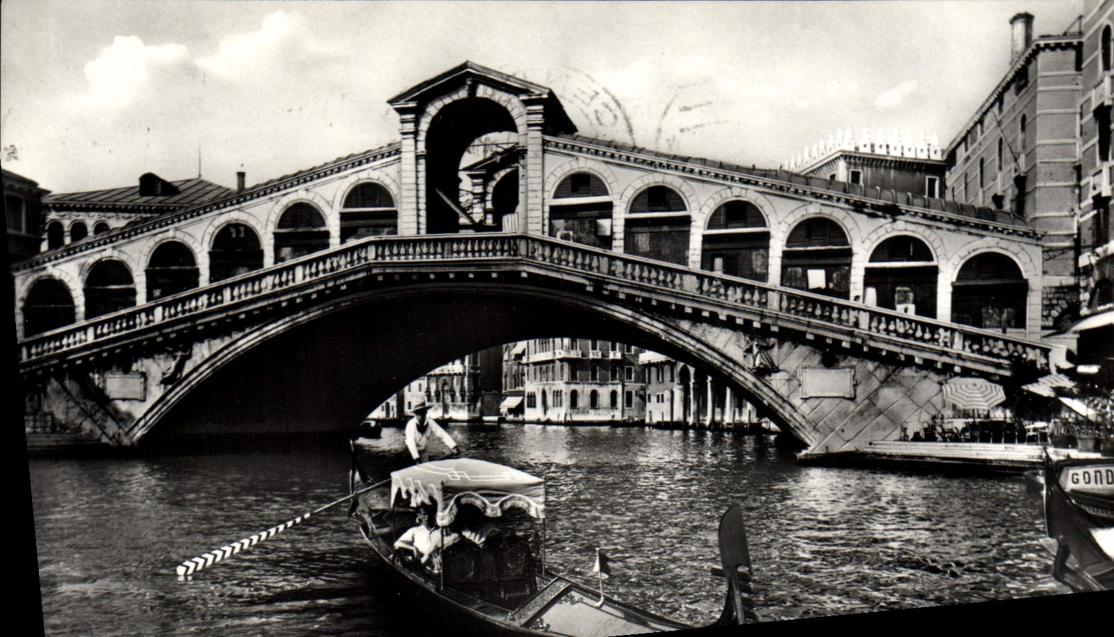CPM Venezia Ponte di Rialto e gondola 