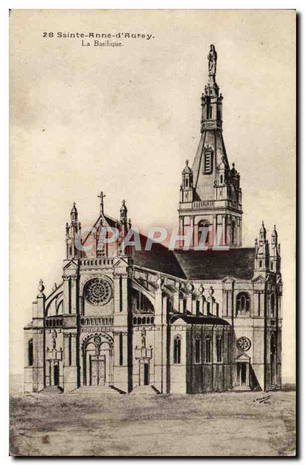 CPA Sainte Anne d'Auray La Basilique