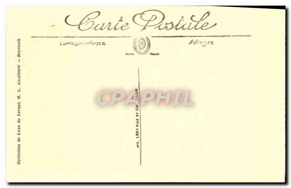 CPA Damas Une Vieille Fontaine — Rückseite