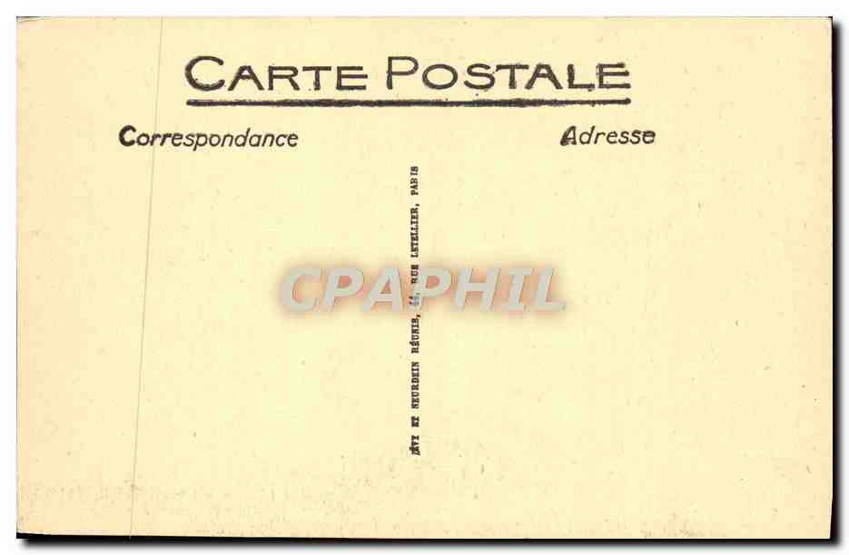 CPA Fez Vue Generale — Rückseite