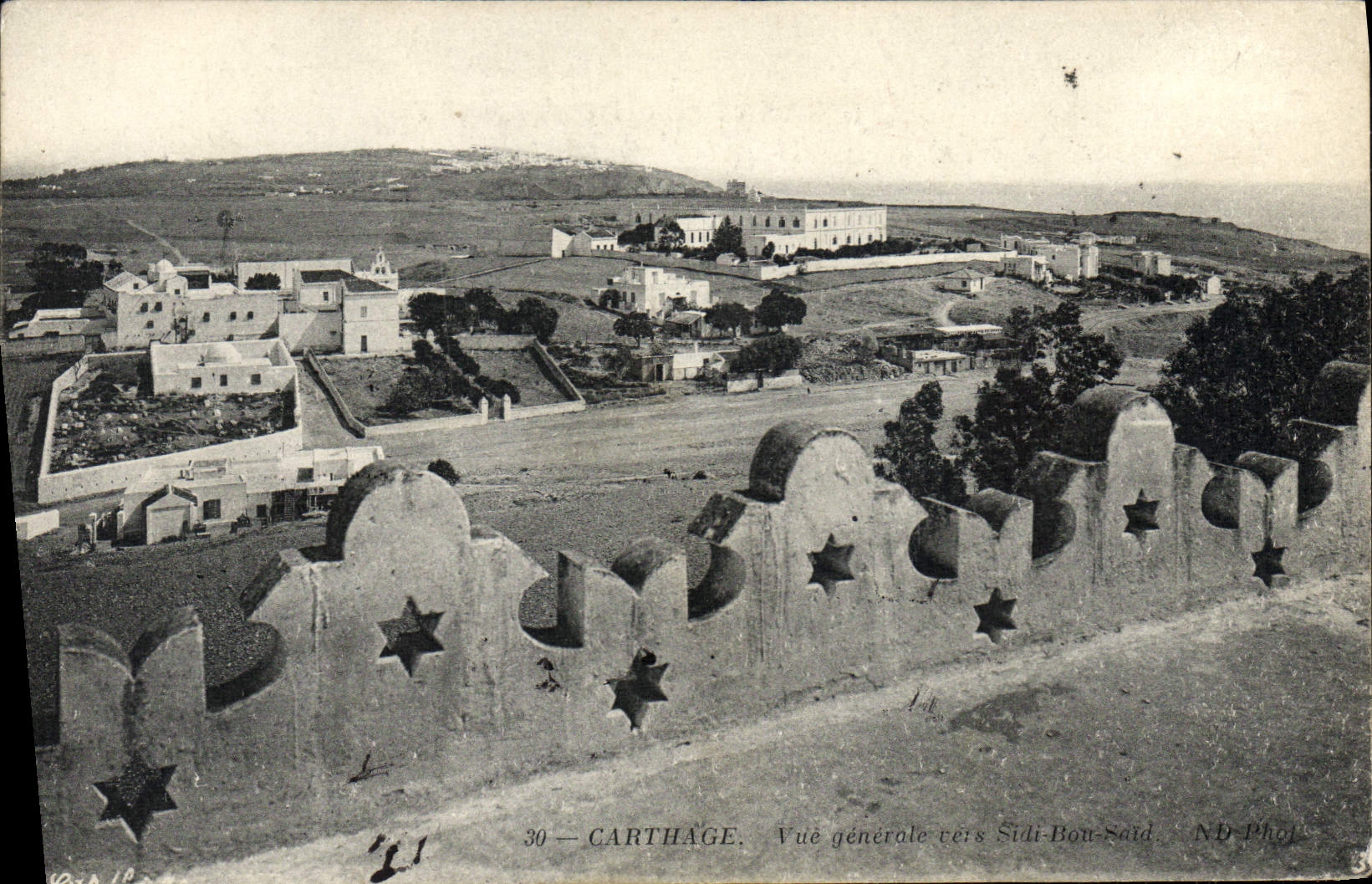 CPA Carthage Vue generale vers Sidi Bou Said