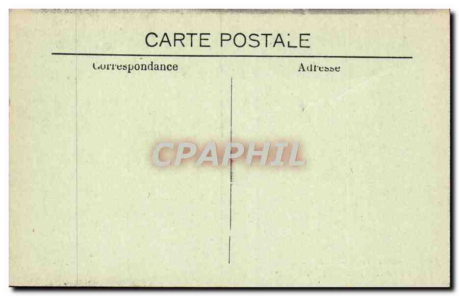 CPA Fez Interieur Menebhi — Rückseite